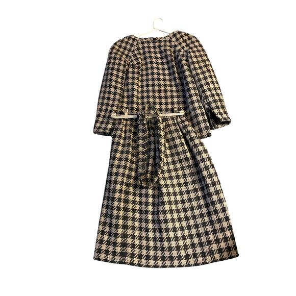 Rare 50s/60s Rudy Grieber Frederick & Nelson 2-Piece Wool Suit Black White Check - Picture 2 of 14